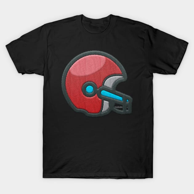 American Football Helmet T-Shirt by aaallsmiles